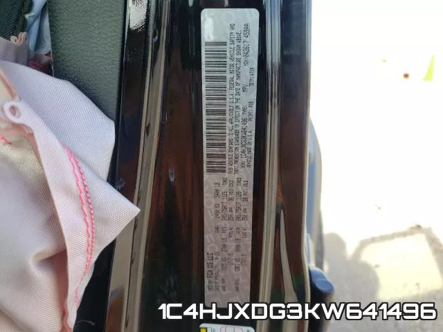1C4HJXDG3KW641496 фото 2