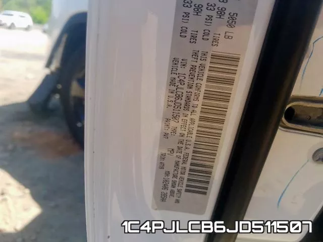 1C4PJLCB6JD511507 фото 2