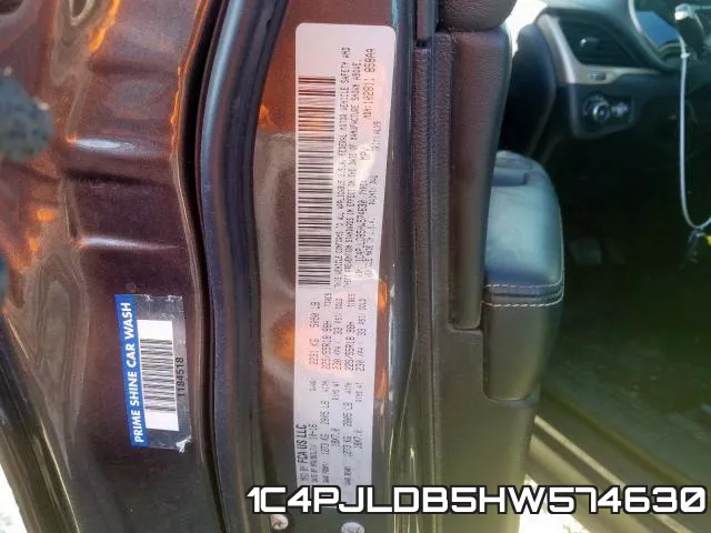 1C4PJLDB5HW574630 фото 2