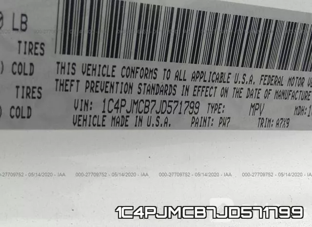 1C4PJMCB7JD571799 фото 10