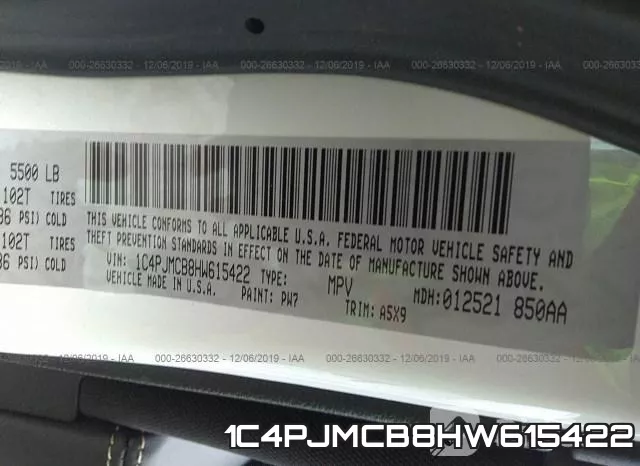 1C4PJMCB8HW615422 фото 10