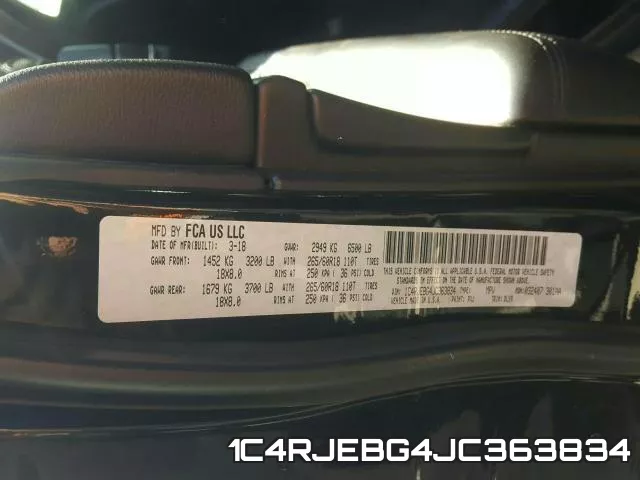1C4RJEBG4JC363834 фото 2