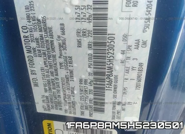 1FA6P8AM5H5230501 фото 10