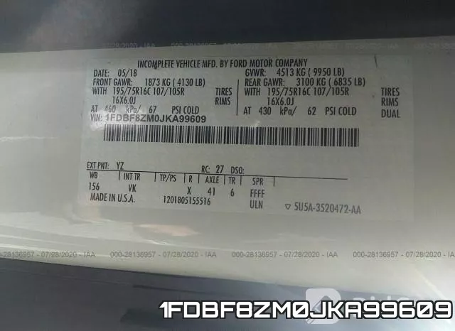 1FDBF8ZM0JKA99609 фото 10