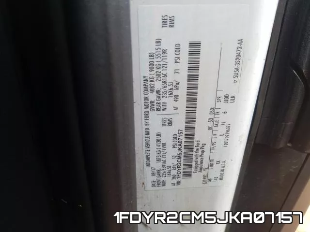 1FDYR2CM5JKA07157 фото 2