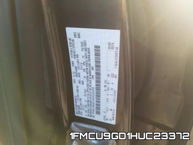 1FMCU9GD1HUC23372 фото 2