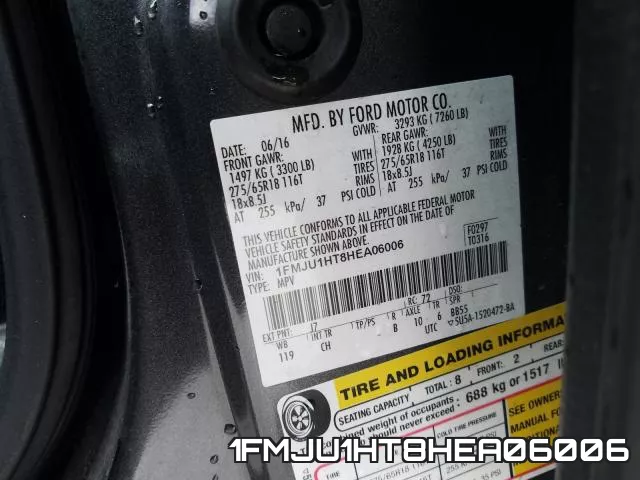 1FMJU1HT8HEA06006 фото 2