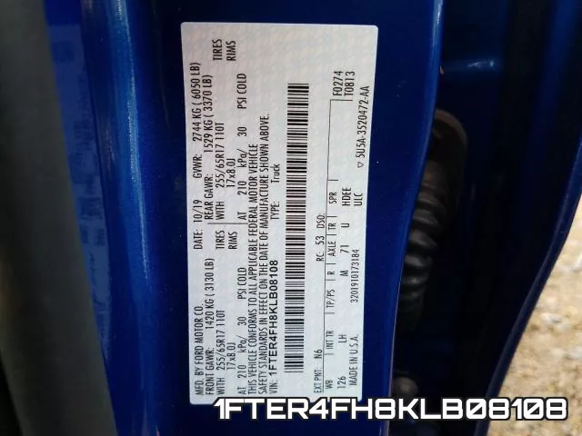 1FTER4FH8KLB08108 фото 2