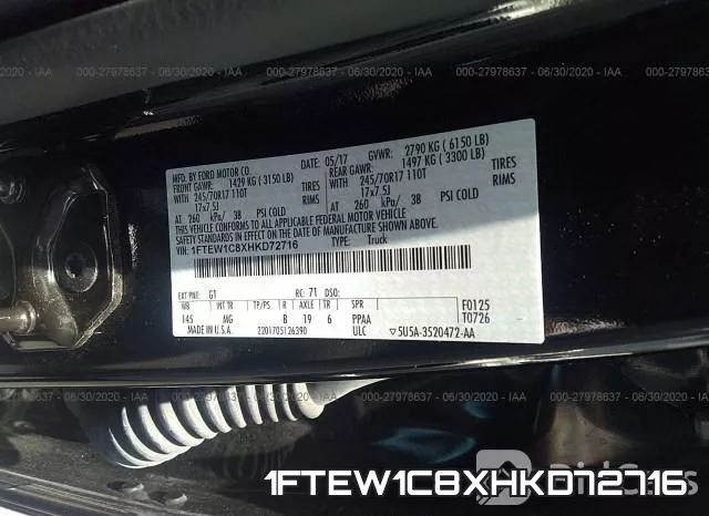 1FTEW1C8XHKD72716 фото 10