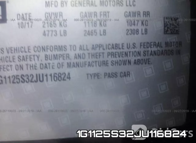 1G1125S32JU116824 фото 10