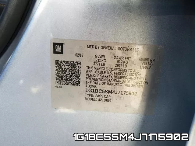 1G1BC5SM4J7175902 фото 2