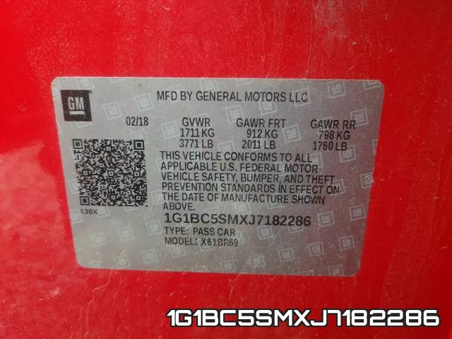 1G1BC5SMXJ7182286 фото 2