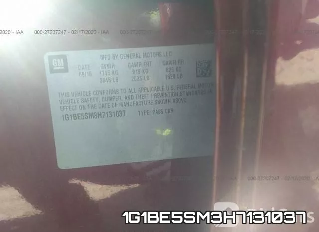 1G1BE5SM3H7131037 фото 10