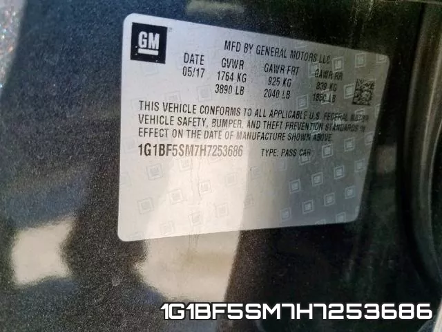 1G1BF5SM7H7253686 фото 2