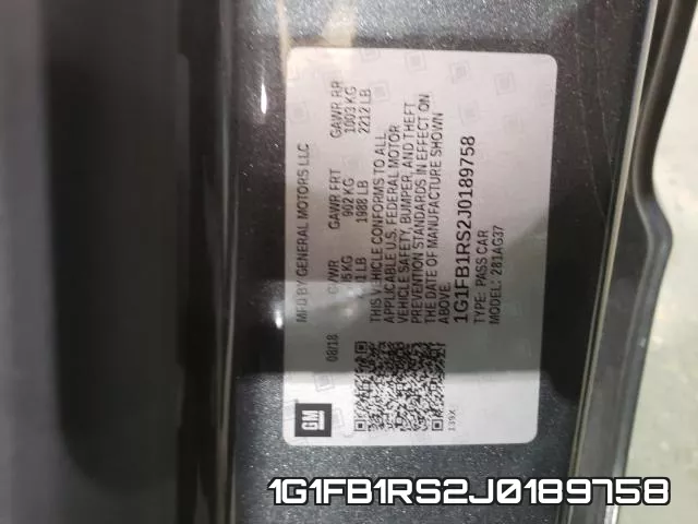 1G1FB1RS2J0189758 фото 2