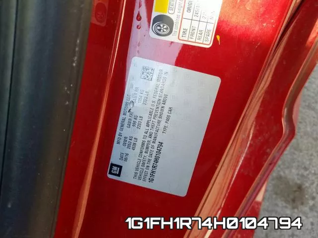 1G1FH1R74H0104794 фото 2