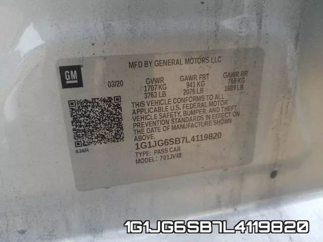 1G1JG6SB7L4119820 фото 2