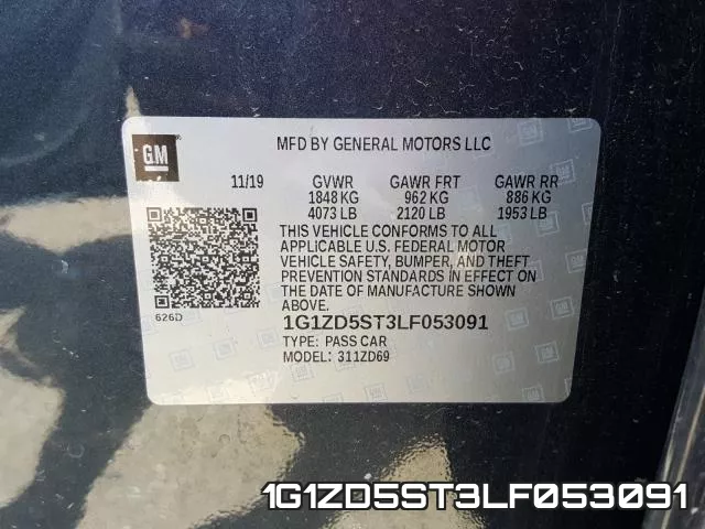 1G1ZD5ST3LF053091 фото 2