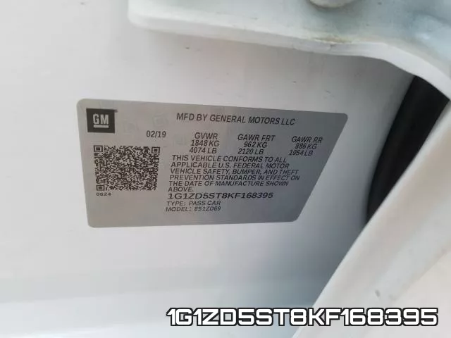 1G1ZD5ST8KF168395 фото 2