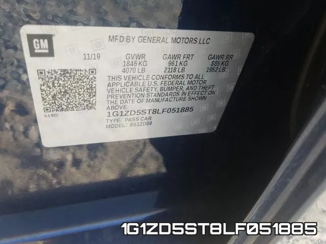 1G1ZD5ST8LF051885 фото 2