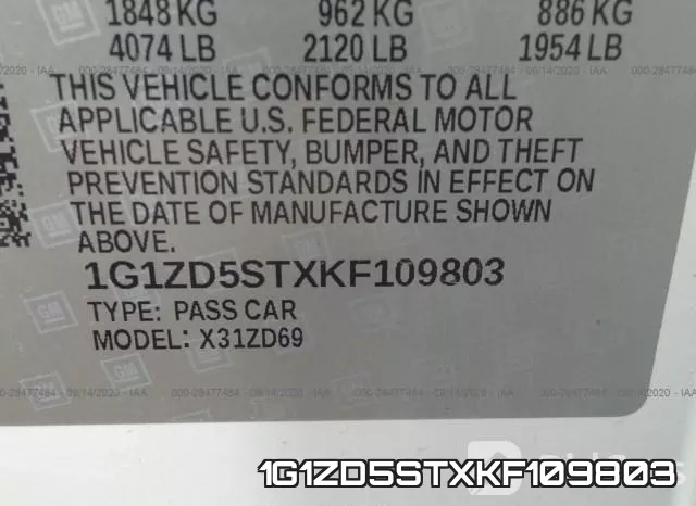 1G1ZD5STXKF109803 фото 10