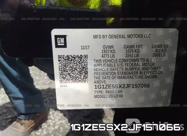 1G1ZE5SX2JF157066 фото 10