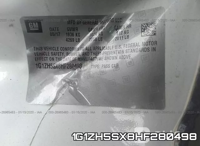 1G1ZH5SX8HF280498 фото 10