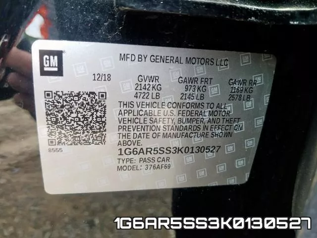 1G6AR5SS3K0130527 фото 2
