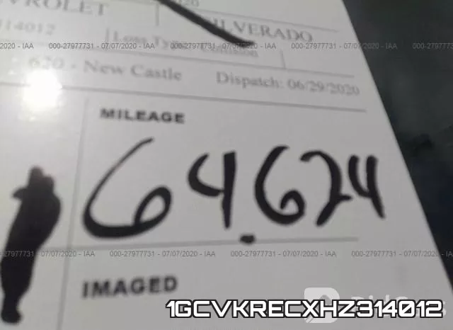 1GCVKRECXHZ314012 фото 8
