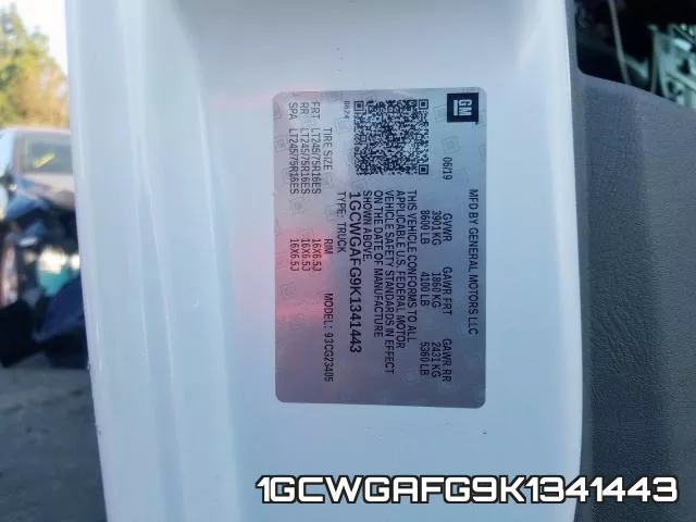 1GCWGAFG9K1341443 фото 2