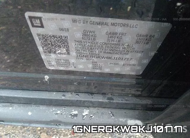 1GNERGKW8KJ101717 фото 10