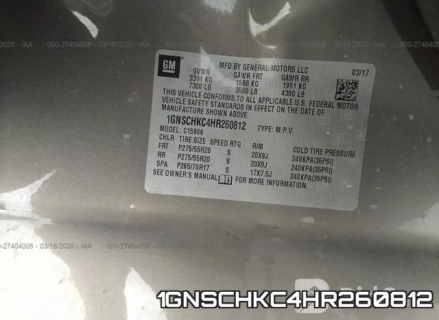 1GNSCHKC4HR260812 фото 10