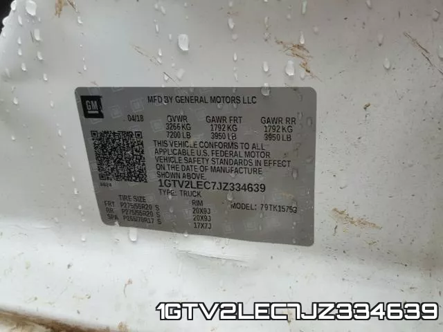 1GTV2LEC7JZ334639 фото 2