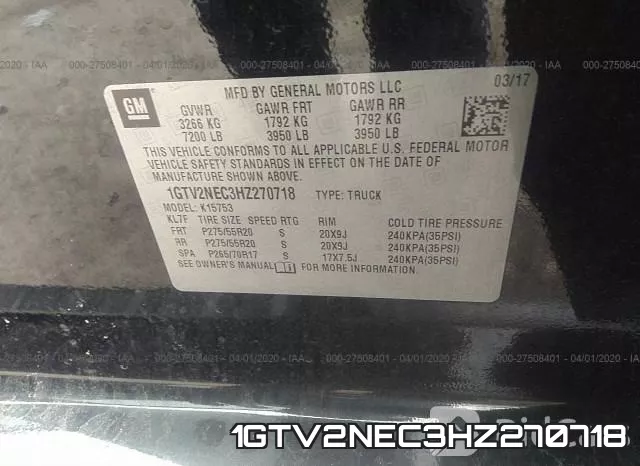 1GTV2NEC3HZ270718 фото 10