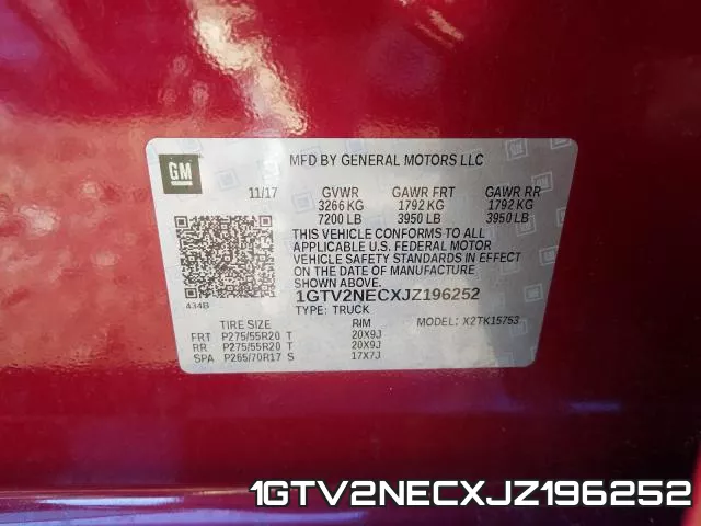 1GTV2NECXJZ196252 фото 2