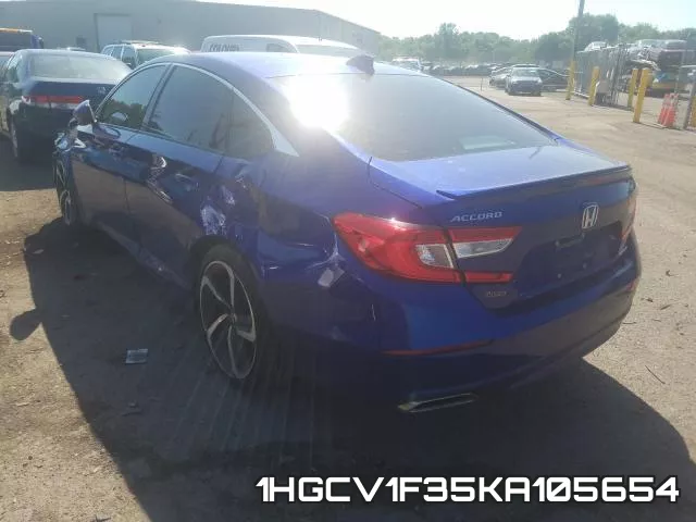 1HGCV1F35KA105654 фото 4