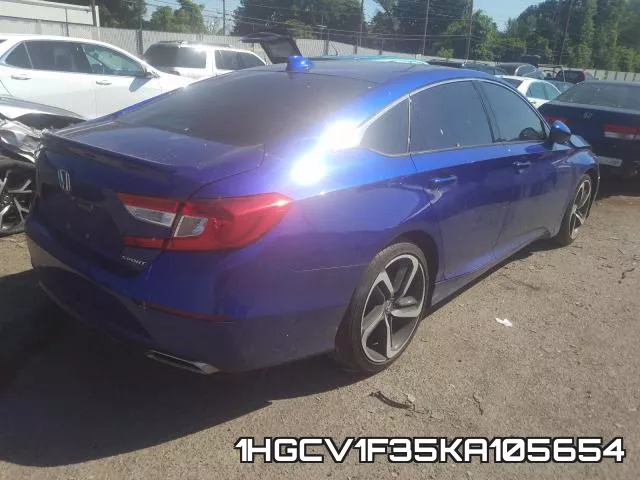 1HGCV1F35KA105654 фото 5
