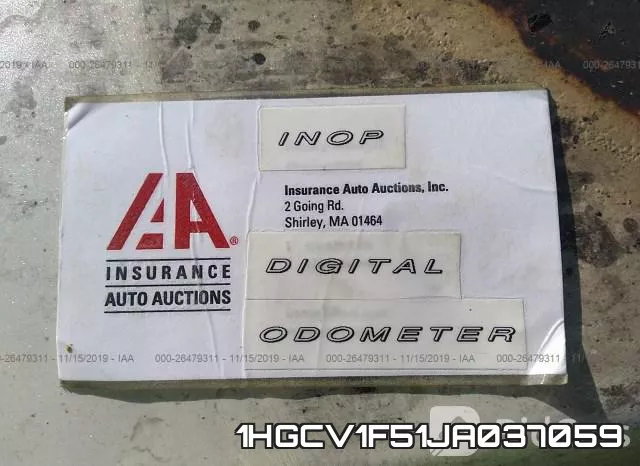 1HGCV1F51JA037059 фото 8