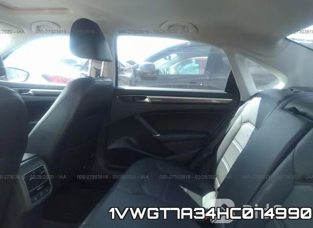 1VWGT7A34HC074990 фото 9