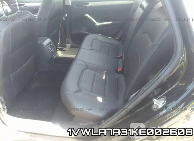 1VWLA7A31KC002608 фото 9
