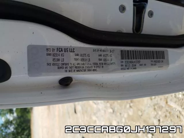 2C3CCABG0JH137297 фото 2