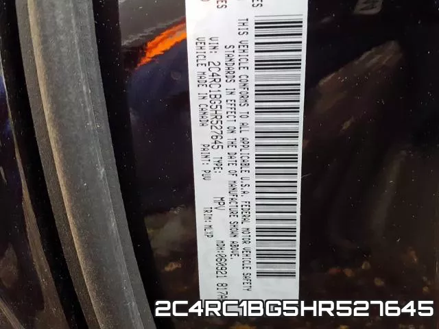 2C4RC1BG5HR527645 фото 2