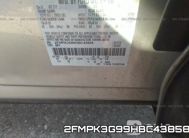 2FMPK3G99HBC43858 фото 10