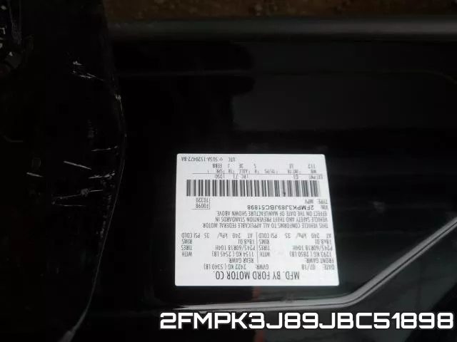 2FMPK3J89JBC51898 фото 2