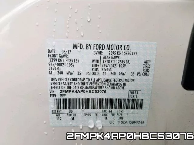 2FMPK4AP0HBC53076 фото 2