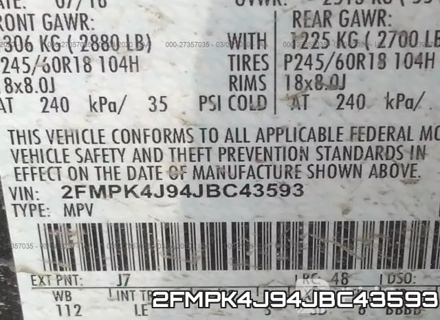 2FMPK4J94JBC43593 фото 10