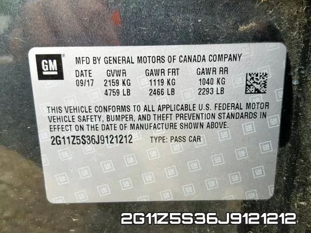 2G11Z5S36J9121212 фото 2