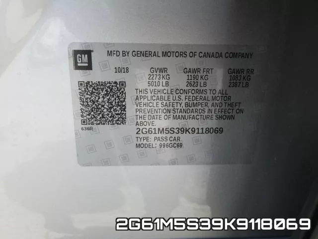 2G61M5S39K9118069 фото 2