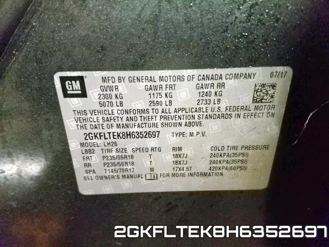 2GKFLTEK8H6352697 фото 2