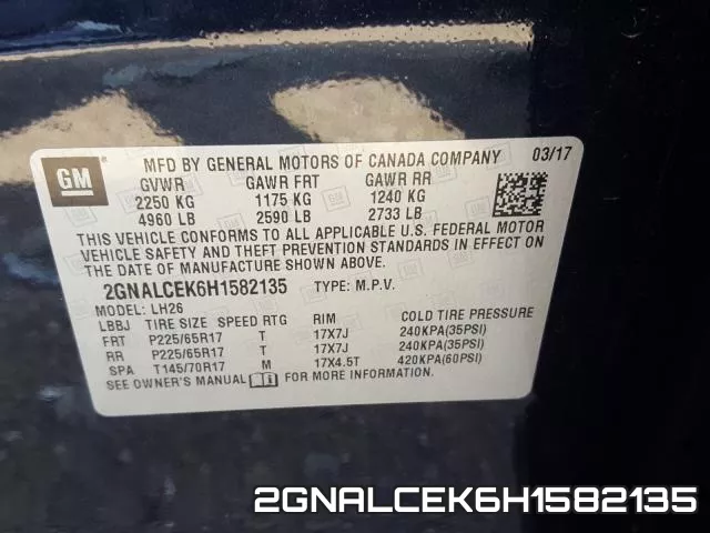 2GNALCEK6H1582135 фото 2